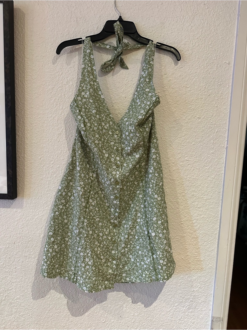 Universal Thread Green Floral Mini Dress